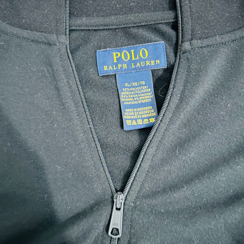 Polo by Ralph Lauren Black Zip Up Sweater